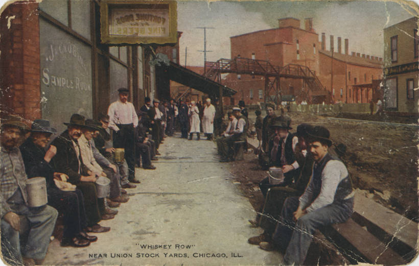 Whiskey Row Near Union Stock Yards Chicago Illinois NBY 415401