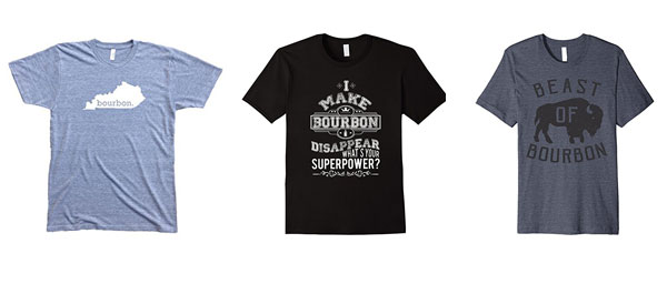 bourbon t shirt fathers day gift